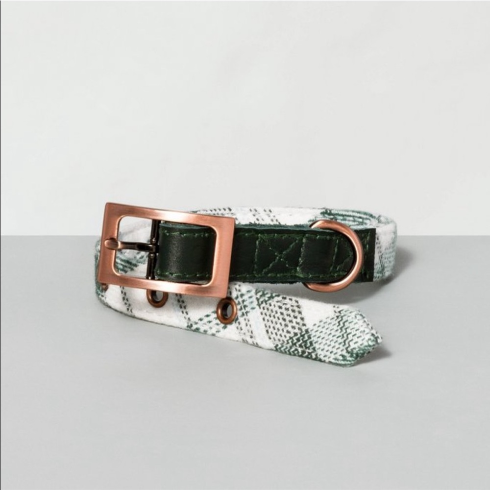 COPY - Hearth and Hand Plaid Dog Collar MEDIUM